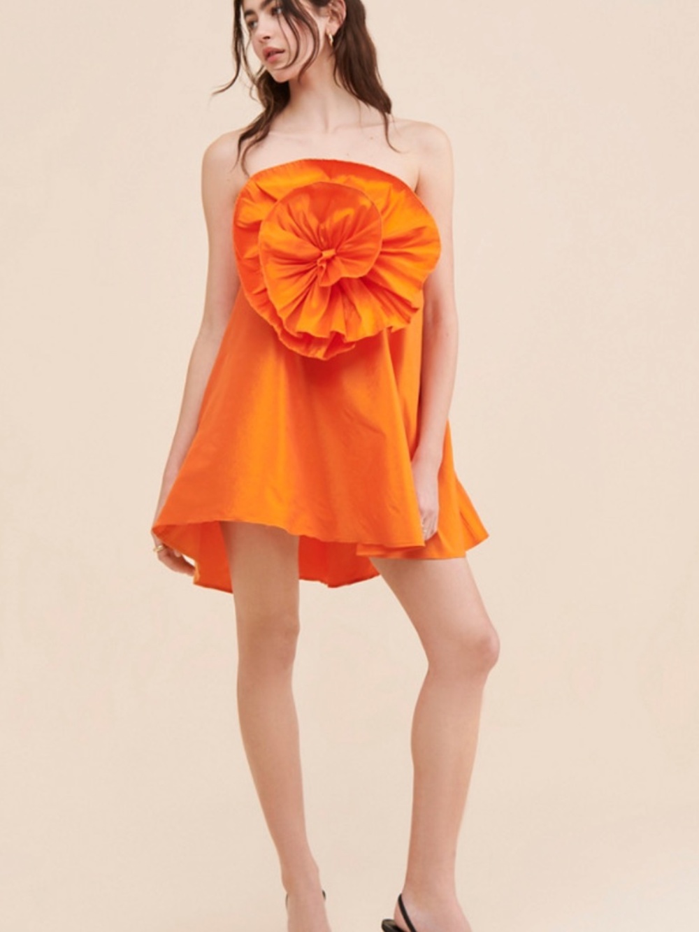 Boyko 'Gigi' Strapless Mini Dress in Orange (NWOT)